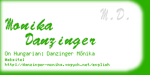 monika danzinger business card